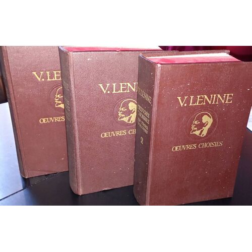 V. Lenine Oeuvres Choisies . En Trois Tomes