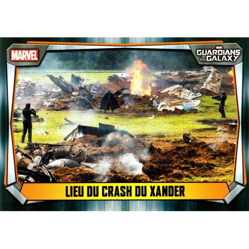 Lieu Du Crash Du Xander - Carte Marvel Missions Vf - 217/270 - Gardiens De La Galaxie