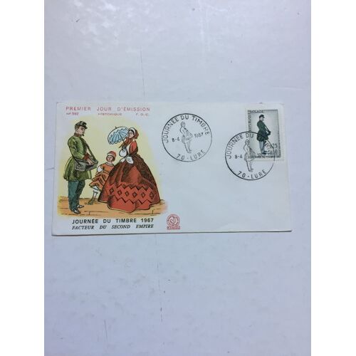 Enveloppe Journée Du Timbre 1967.Lure.Timbre Yvert Et Tellier 1516.