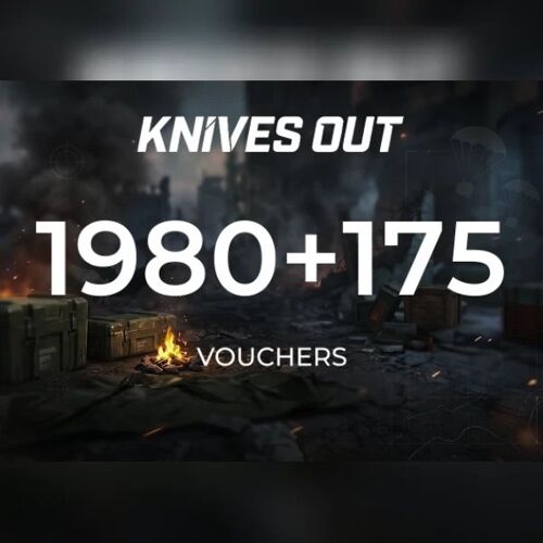 Knives Out - 1980 + 175 Vouchers Direct Top-Up - GLOBAL