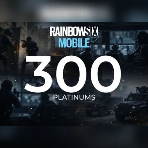 Rainbow Six Mobile - 300 Platinum Direct Top-Up - GLOBAL