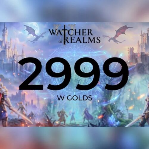 Watcher of Realms - 2999 W Gold Direct Top-Up - GLOBAL