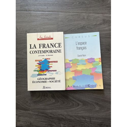📚 Lot De Livres De Géographie / Études Françaises