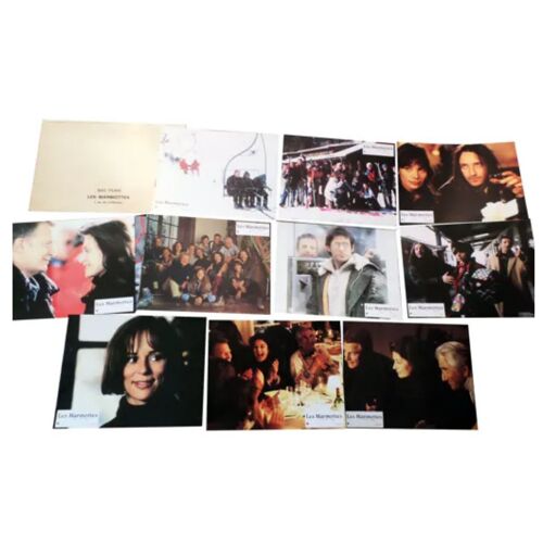 Les Marmottes : Jeu De 10 Photos D'Exploitation Cinématographique - Format 21x27 Cm - De Élie Chouraqui Avec Jean-Hugues Anglade, Marie Trintignant, André Dussollier, Gérard Lanvin - 1993