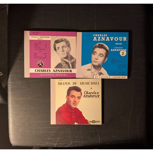 Lot De 3 Cd Charles Aznavour - Ducretet Thomson