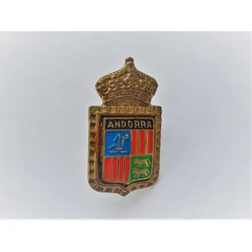 Pins Ville Andorra / Blason Couronne Armoiries