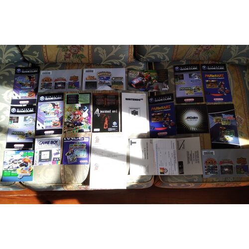 20 Dépliants Publicitaires Nintendo (Collection)