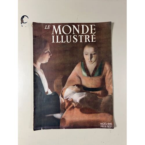 Lot 4 Revues Le Monde Illustré 1945-1946 - Procès Pétain, Noël 45, Âge Atomique