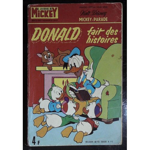 Donald Fait Des Histoires No 1134 Bis Journal De Mickey Parade 1974