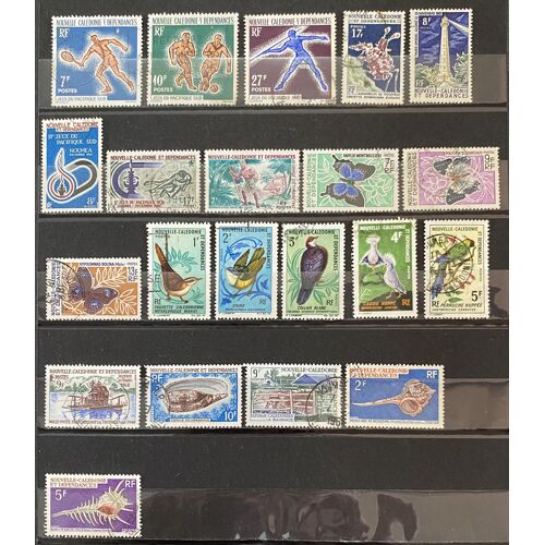 Lot De 21 Timbres Oblitérés Nouvelle Calédonie 1963 À 1969