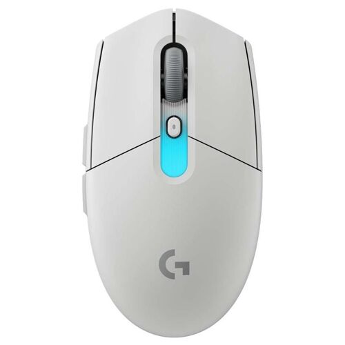 Logitech G G305 X SUPERLIGHT - Souris - optique - 6 boutons - sans fil, filaire - 2.4 GHz, Bluetooth, USB-C - récepteur USB Logitech LIGHTSPEED - blanc