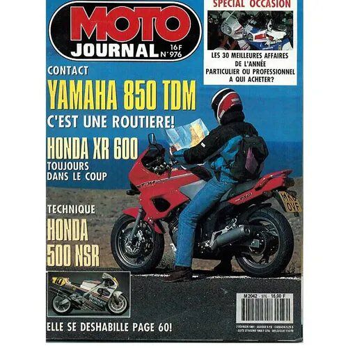 Moto Journal 976 De 1991 Yamaha 850 Tdm,Honda Xr600,Nsr500,Touquet