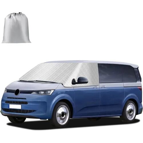Housse Pare-Brise Avant Vw T7 - Protection Extérieure Pare-Soleil Anti-Soleil, Neige Et Gel Pour Camping-Car.