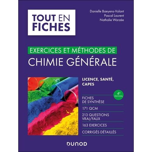 Exercices Et Méthodes De Chimie Générale