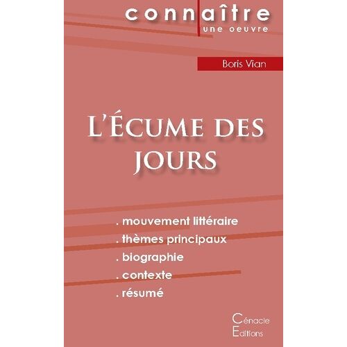 L'écume Des Jours - Fiche De Lecture