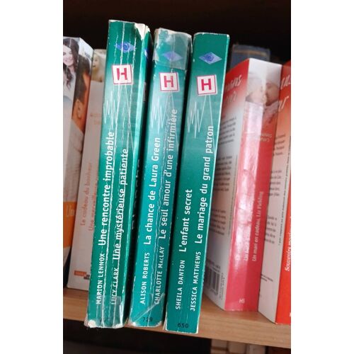 Harlequin Collection Blanche Lot De 3 Numéros 650, 707 Et 729.