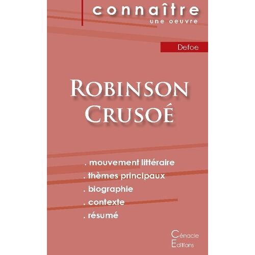 Robinson Crusoé - Fiche De Lecture
