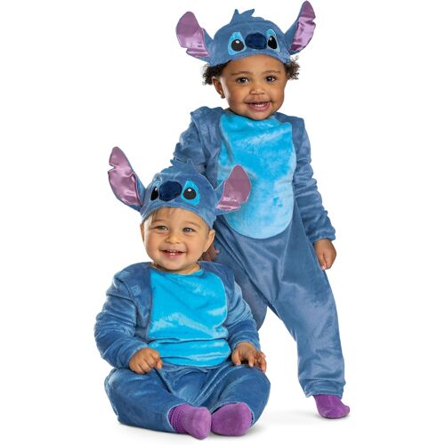 Disguise Disney Lilo & Stitch - Combinaison Stitch Pour Bébés Et Tout-Petits, Déguisement Officiel Lilo & Stitch, Comprend Un Bonnet Stitch Avec Oreilles En Relief, Pour 6-12 Mois, 12-18 Mois Et 2 Ans
