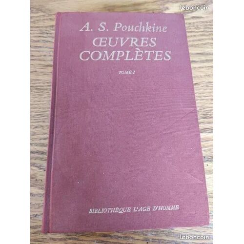 ?uvres Complètes De A.S.Pouchkine T1