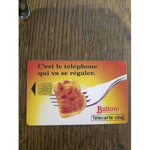 Telecarte Cinq Buitoni. Rare 37 000 Ex, 02/95.
