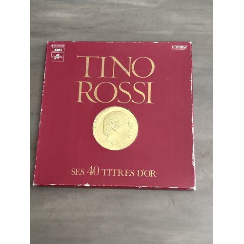 Tino Rossi Ses 40 Titres D Or Coffret Vinyles 33t