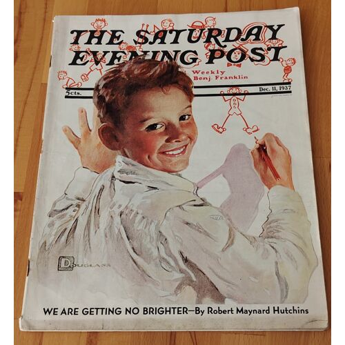 The Saturday Evening Post - December 1937 - Magazine Américain - Rare - Bon État