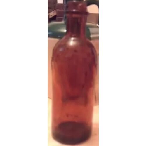 Bouteille Pharmaceutique - " Gifrer - Eau Oxygénée " - Vide - En Verre Brun - Sans Etiquette