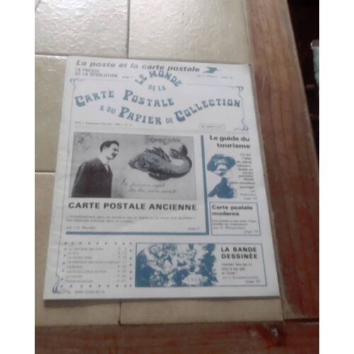 Le Monde De La Carte Postale Et Du Papier De Collection. N. 4 De 1981