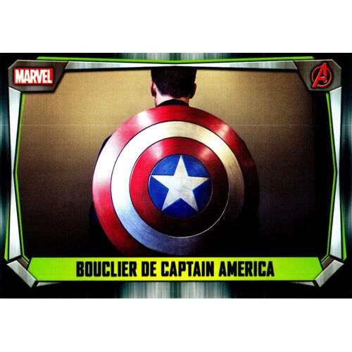Bouclier De Captain America - Carte Marvel Missions Vf - 154/270 - Captain America Le Soldat De L'Hiver
