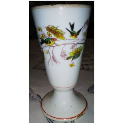 Grand Mazagran - En Porcelaine - Décor Floral - Vintage