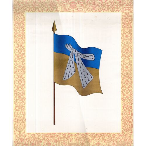 Série Drapeaux Et Oriflammes N° 29 Bannière De Jean De Villiers De L'isle-Adam