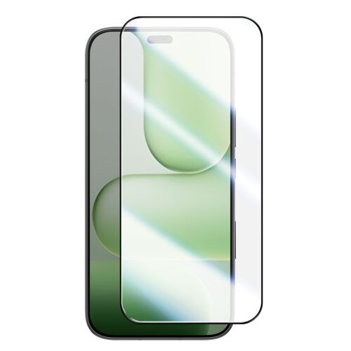 Film Verre Trempé pour Honor 600 Lite Full Glue Biseauté Anti-Rayures Noir / Transparent
