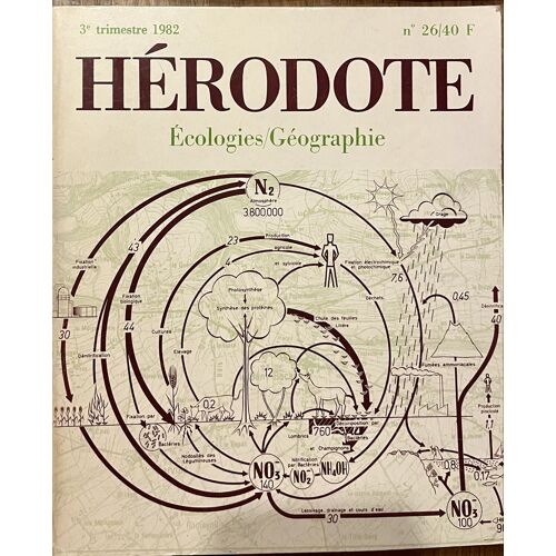 Herodote - N° 26 (Août-Septembre 1982) Écologie/Géographie