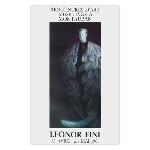 Leonor Fini Affiche Expo 81 - Musée Ingres