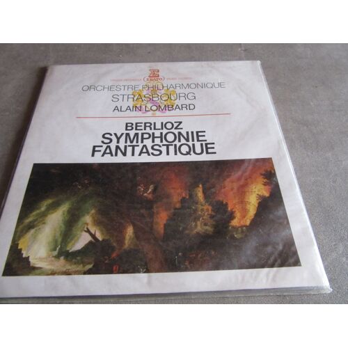 Vinyle 33 Tours Berlioz Symphonie Fantastique O P 14 Alain Lombard Ref Erato 70800