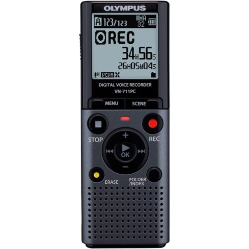 Olympus VN-711PC - Enregistreur vocal - 2 Go - noir