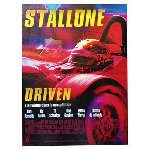 Driven - Véritable Affiche De Cinéma Pliée - Format 40x60 Cm - De Renny Harlin Avec Sylvester Stallone, Burt Reynolds, Kip Pardue - 2001