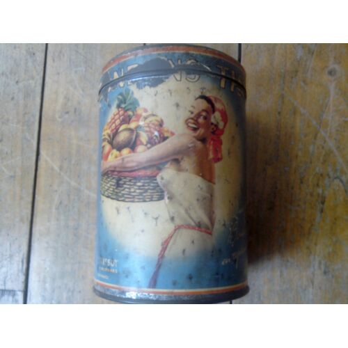 Ancienne Boite Metal Tole "Bonbons Tissot",Ca 1950.