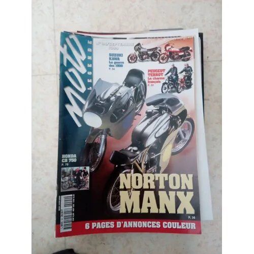 Moto Legende 94 De 1999 Monet Goyon Zdc,Norton 350,500 Manx,Peugeot 256 Tc4e,Terrot 250 Ossd,Caproni 75 Capriolo,Kawasaki Z1r,Suzuki Gs1000s,Guzzi V11 Sport,Csepel 250