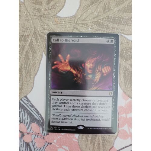 Magic: The Gathering 2022 Call To The Void 118 Battle For Baldur'S Gate Foil English