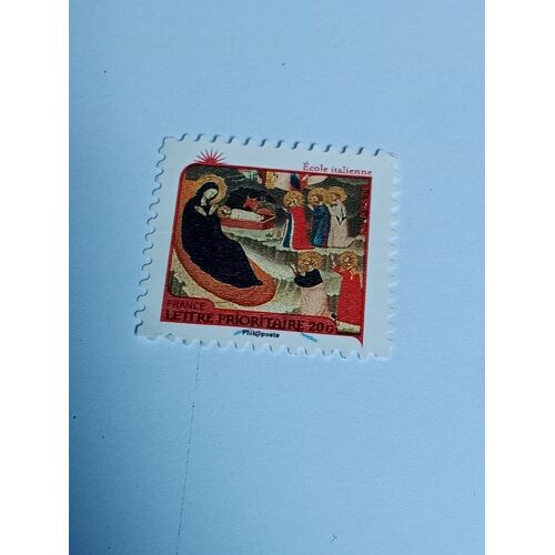 Timbre France Oblitéré Lettre 20g Autoadhesif Yvert N° 624 Meilleurs Voeux Composition De Femmes Aux Chapeaux Fleuris Tenant Chacune Un Cadeau Adoration Des Mages De 2011