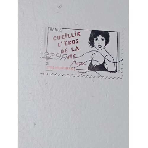 Timbre France Lettre 20g Oblitéré Autoadhesif Yvert N° 549 Miss Tic 1956 Art Cueillir L'Éros De La Vie De 2011