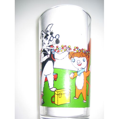 Verre À Moutarde : Colargol Au Tableau À L'École - Procidis 1973