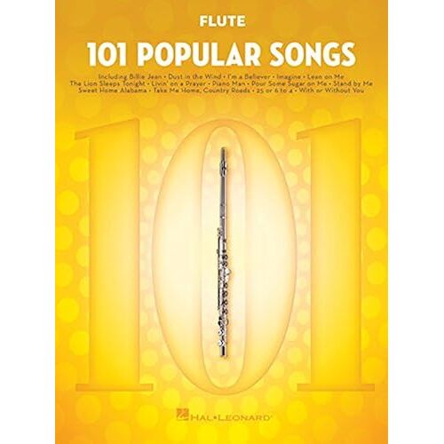 101 Popular Song: Flute (Instrumental Folio)
