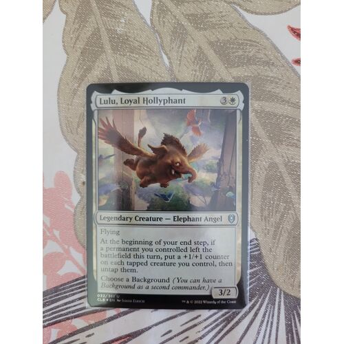 Magic: The Gathering 2022 Lulu, Loyal Hollyphant 032 Battle For Baldur'S Gate Foil English