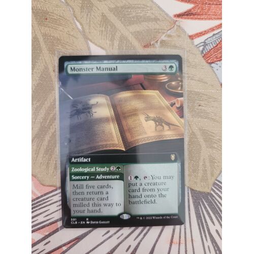 Magic: The Gathering 2022 Monster Manual 591 Battle For Baldur'S Gate Borderless English