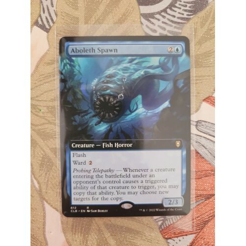 Magic: The Gathering 2022 Aboleth Spawn 612 Battle For Baldur'S Gate Borderless English