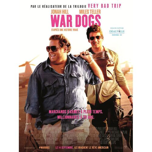 War Dogs - Véritable Affiche De Cinéma Pliée - Format 40x60 Cm - De Todd Phillips Avec Miles Teller, Jonah Hill, Bradley Cooper, Ana De Armas, Shaun Toub, Kevin Pollak, Barry Livingston - 2016