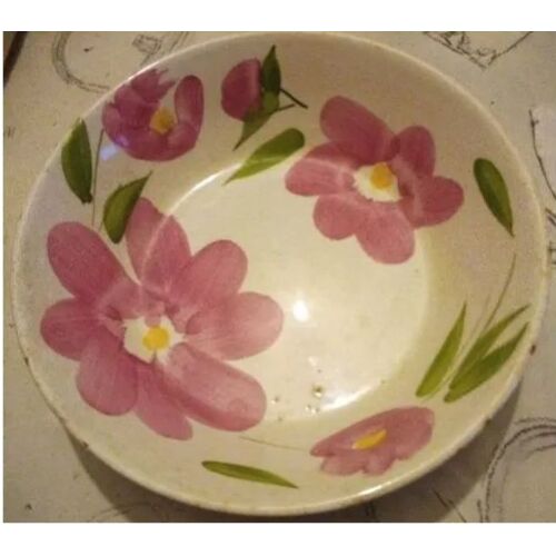 Saladier - " Ceramica De Marchivo " - En Porcelaine - Grosses Fleurs Roses