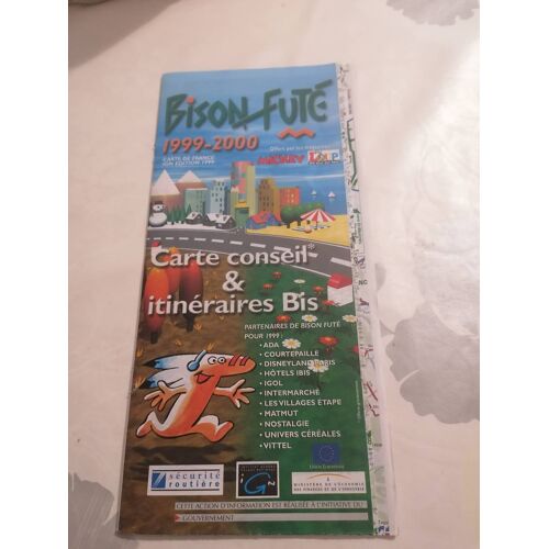 Carte Ign 1999-2000 Bison Futé. Offert Par Les Magazines Mickey P'Tit Loup.